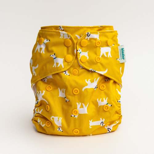 Animals and Insects: Essentials Pocket Cloth Diaper with Athletic Wicking Jersey, Grows with your Baby
