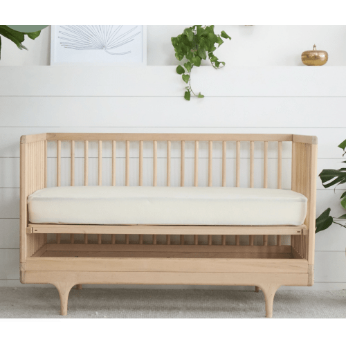 Organic Waterproof Crib Protector Pad | Avocado Green Mattress