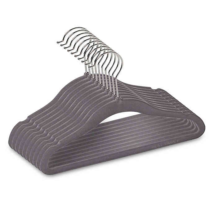 Real Simple Children's Hangers - Grey, 10