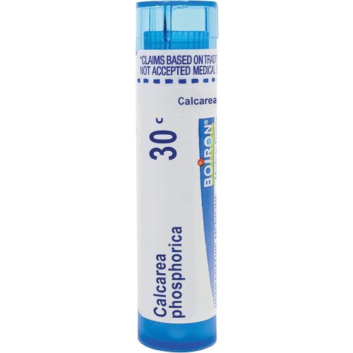 Boiron Calcarea Phosphorica 30C, 80 Pellets, Homeopathic Medicine for Growing Pains, 80 Count (Pack of 1)