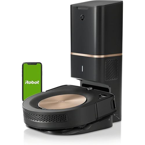 iRobot Roomba s9+ Self Emptying Robot Vacuum - Self-Empty for 60 Days, Detects & Cleans Around Objects in Your Home, Smart Mapping, Powerful Suction, Corner & Edge Cleaning
