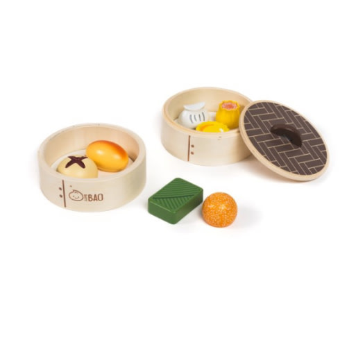 Wooden Dim Sum Toy - a la carte — Bitty Bao Chinese Bilingual Books & Toys