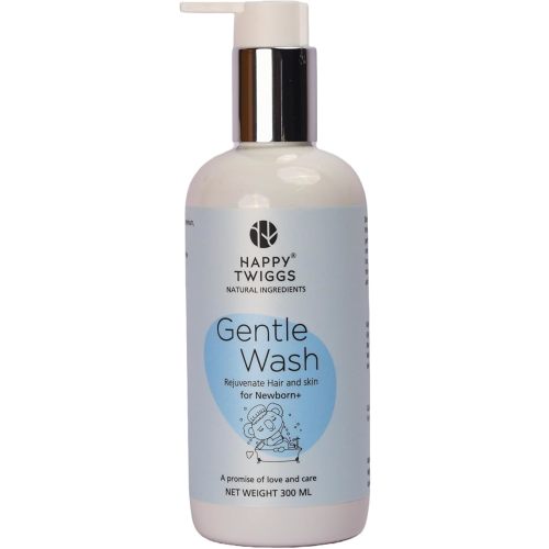 Organic 2-in-1 Baby Shampoo & Body Wash for Newborn, Kids, Adults - 100% Natural, Tear-Free, Hydrating with Coconut Water, Aloe Vera & Rosehip Oil - Non-GMO, Paraben-Free - Body Wash & Shampoo