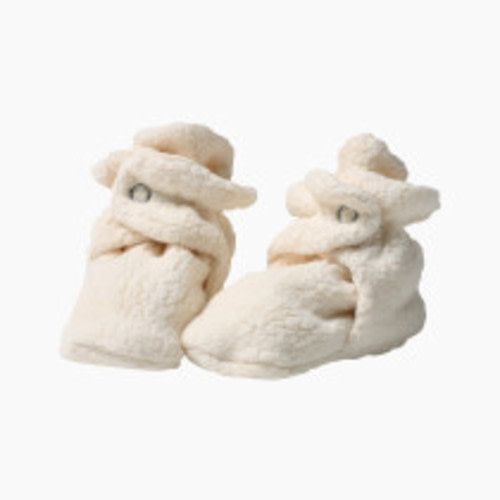 Zutano Cozie Fleece Bootie - Cream, 3 M