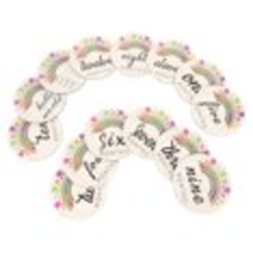 unbranded 14Pcs Newborn Monthly Milestone Cards Decorative Milestone Cards Baby Photo Prop