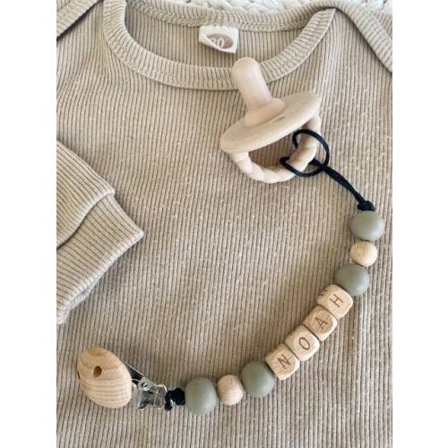 Personalized Pacifier Clip  Newborn gift Custom Baby Name Personalized Baby Gift Baby Shower Gift Pacifier Holder Boho Baby