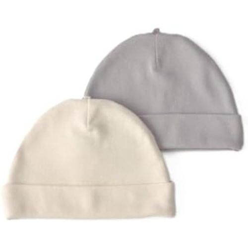 Carter's Caps (2 Pack) - Ivory/Grey, 3M