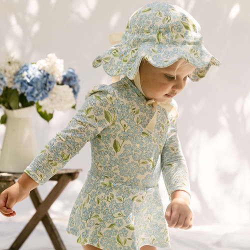 Valentina Bodysuit · Hydrangea | Baby & Girls Swimsuits | Girls Bikinis | Luxury Swimsuits & Bikinis For Girls & Baby – Petit Playa