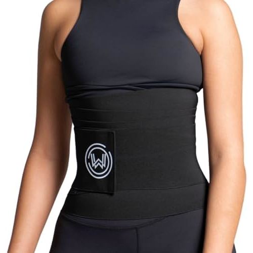 What Waist Stomach Wrap Waist trainer for women,Premium Adjustable One size Belly Wrap for Weight Loss with Velcro Fastener