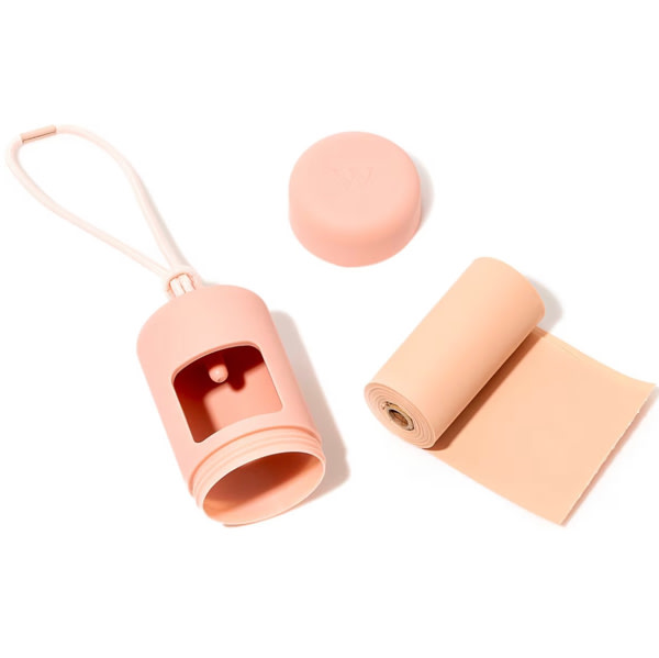 Wild One Scented Poop Bags & Carrier | Blush