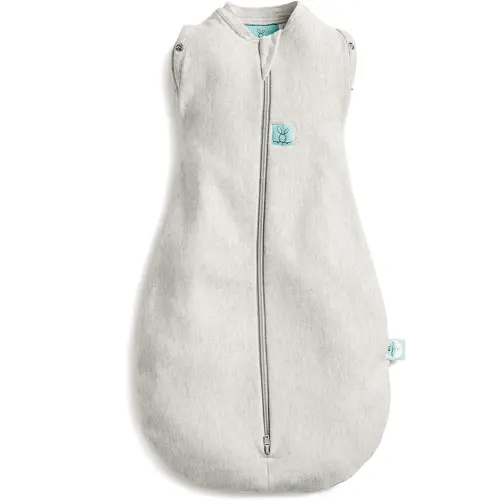 ergoPouch 1 tog Baby Sleep Sack 0-12 Months - Baby Sleeping Sack for Warm & Cozy Nights - Cocoon Swaddle Sack Baby Keeps Calm & Relaxed (Grey Marle)