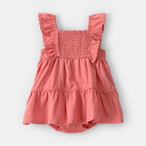 Baby Girl Carter's Ruffle Sleeveless Bodysuit Dress
