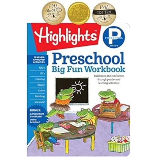 Preschool Big Fun Workbook (Highlight Big Fun Activity Workbooks)