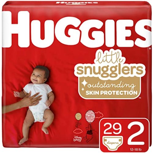 Baby Diapers Size 2, 29 Ct, Huggies Little Snugglers - Size 2 (29 Count) - Small QTY Pack