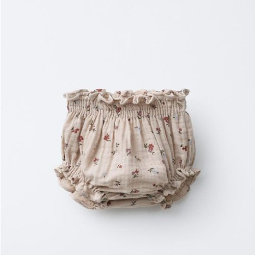 Cotton gauze floral bottoms