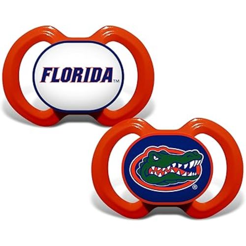 Baby Fanatic 2 Piece Pacifier Set, University of Florida Gators, One Size