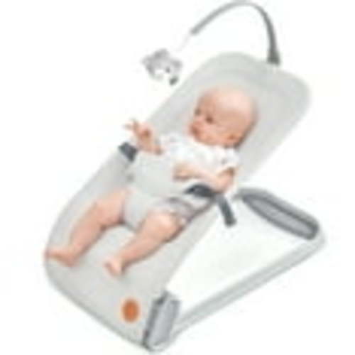 Baby Bouncer Seat for Infants, BabyBond Baby Bouncer with Sturdy Base, Portable Bouncer for Babies with Natural Vibrations (Beige)