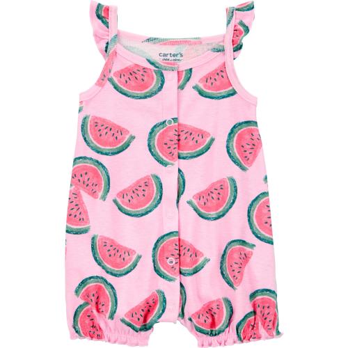 Carter's Child of Mine Baby Girl Romper, One-Piece, Sizes 0-3/24 Months
