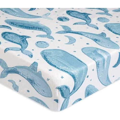 Cotton Sateen Fitted Crib Sheet