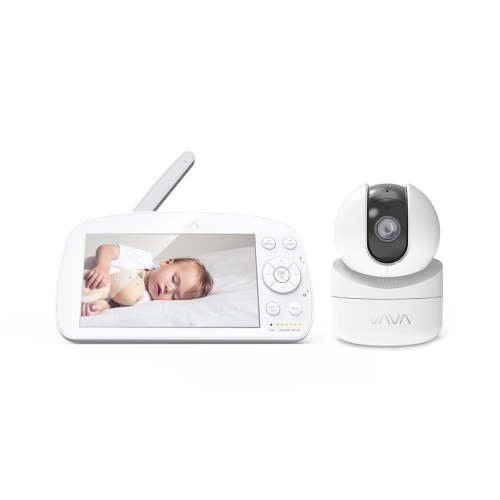 VAVA 5.5" 720P HD Video Baby Monitor with Night Vision, Zoom/Pan/Tilt, and 2-Way Audio, New