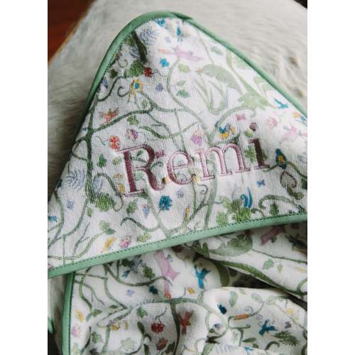 Tropical Garden Hooded Bath Towel