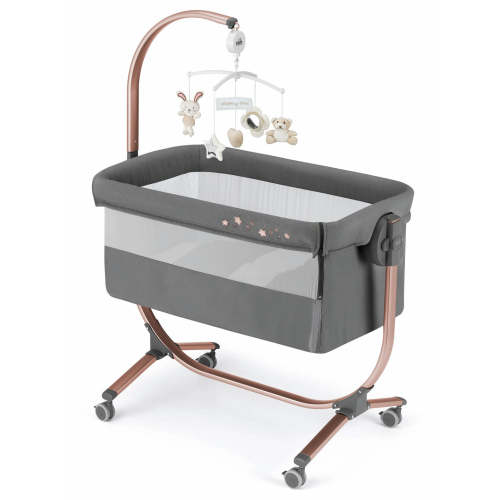 Sorelle Cullami Bassinet in Rose Gold/Grey