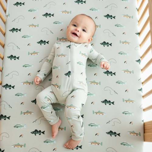 Zippered Romper in Fishing | Kyte Baby