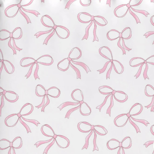 Blushing Bows Crib Sheet