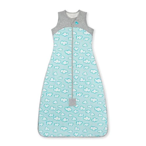 Love to Dream Lite Organic Baby Sleep Bag (6-18 Mo), Super Soft Temp Regulating Sleeping Sack, 0.2TOG Lightweight Wearable Blanket, Turquoise - 6-18 months