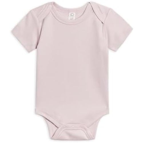 Colored Organics Unisex Newborn 100% Organic Cotton Bodysuit - Short Sleeve Infant One Piece - Baby Boy and Girl Clothing