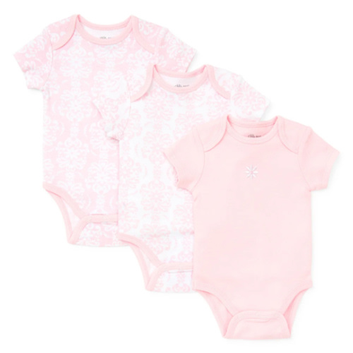 Damask Scroll 3-Pack Bodysuits