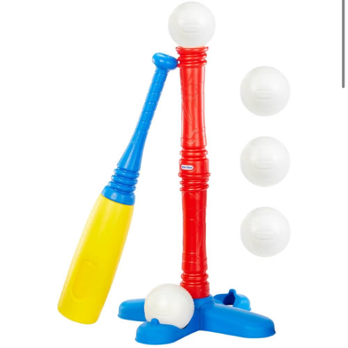 Little Tikes T-Ball Set, Red, 5 Balls, for Toddlers Ages 18+ Months – Amazon Exclusive