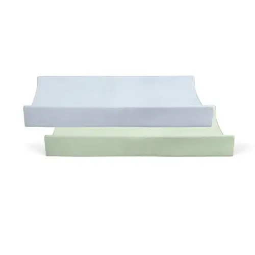 Bubba Blue Confetti Change Mat Cover Blue/Sage Size 2 Pack | Baby Bunting AU