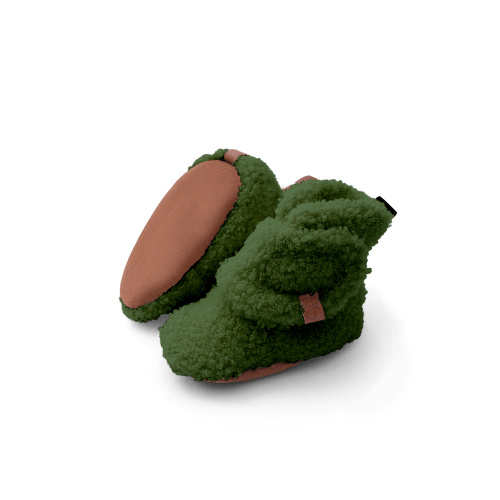 Goumikids Sherpa Booties | Spruce