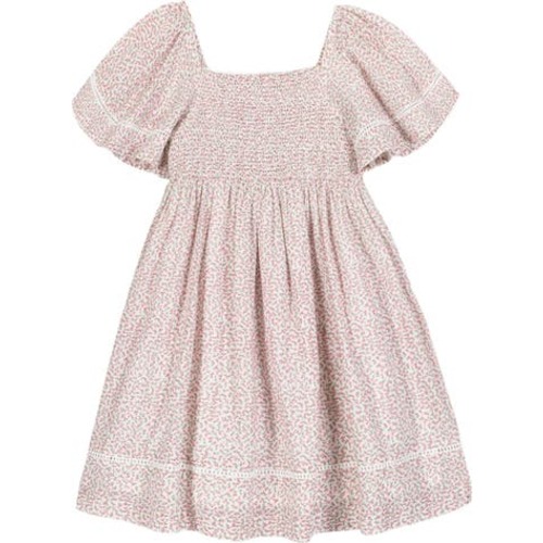 Baby Girls' Organic Smocked Bell Sleeve Dress, Infant