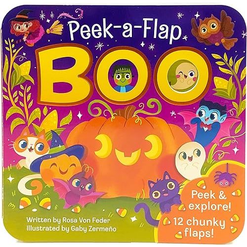 Boo Halloween Lift-a-Flap Board Book Ages 0-4 (Peek-A-Flap) Board book – Lift the flap, July 3, 2017