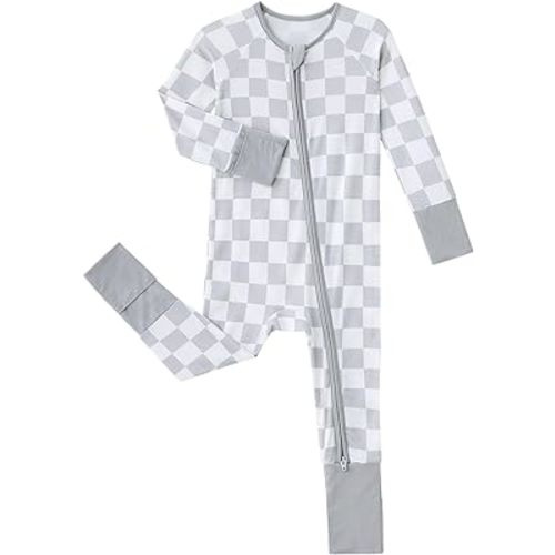 SUZEL Baby Viscose from Bamboo Pajamas - Infant Boys Girls Footless Zippy Pjs Sleep 'N Play Clothes - One Piece Romper
