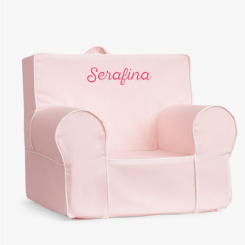 Anywhere Chair®, Pearl Twill With White Piping