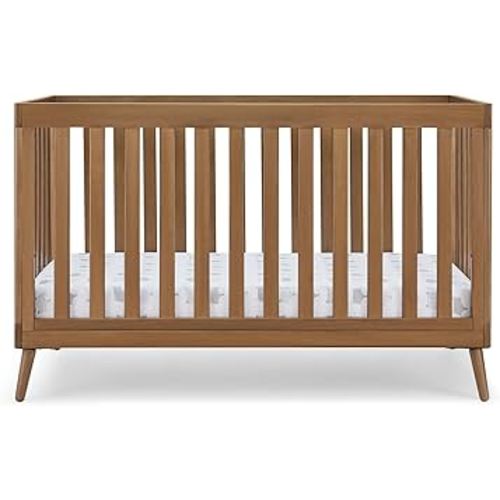 Delta Children Essex 4-in-1 Convertible Crib - Greenguard Gold Certified, Chestnut