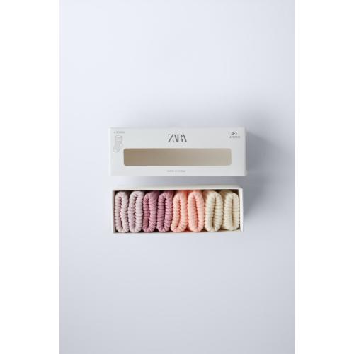 FOUR-PACK OF COLORFUL SOCKS - Pink | ZARA United States