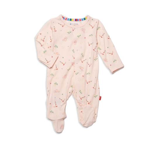 Magnetic Me Baby Girls Newborn-9 Months Long-Sleeve Rodeo Drive Footie Coverall