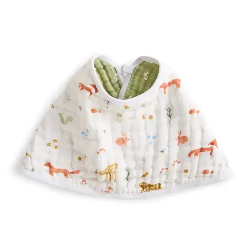 essentials cotton muslin burpy bib | aden + anais