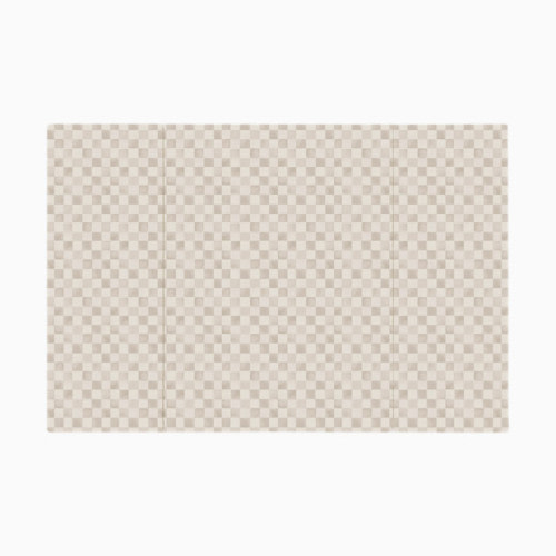 Tumbling Mat - Checker Almond