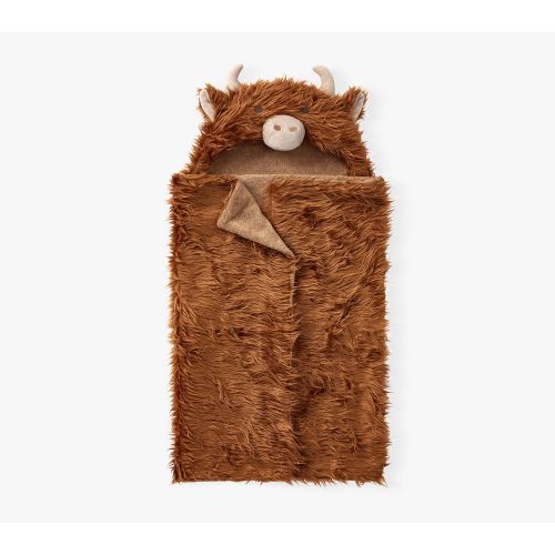 Faux Fur Animal Baby Hooded Towels