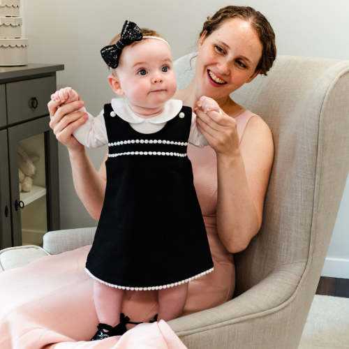 June Jumper Dress Set – Baby Beau and Belle