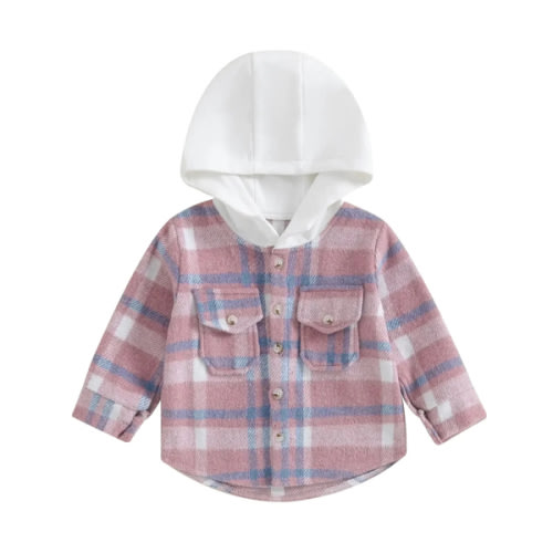 Hooded Flannel Jacket