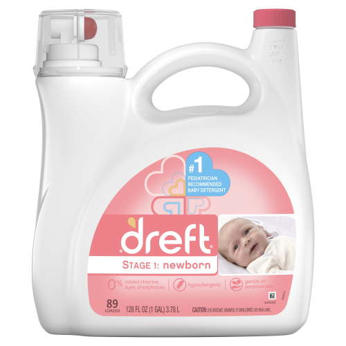 Dreft Newborn Liquid Baby Detergent (128oz)