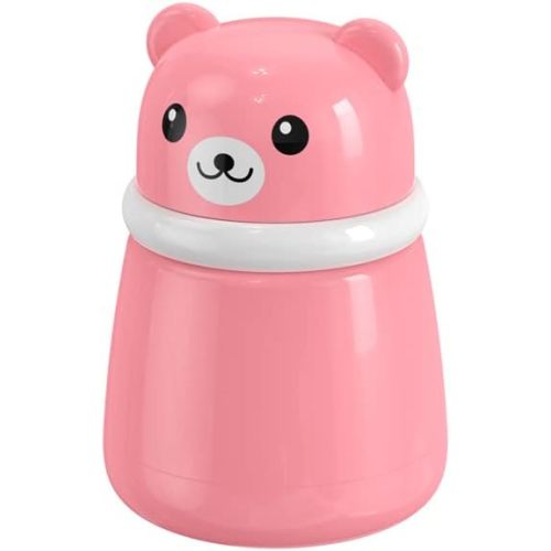 CoaGu Compact Powder Case - Includes Powder Puff - Ideal for Body Dusting - Perfect for Baby & Mom Use - Pink Color