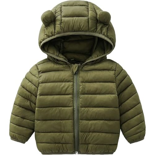CECORC Toddler Winter Coats Lightweight Puffer Jacket for Baby Infant kids, 6-12 Month,12-18 Month, 2t,3t,4t