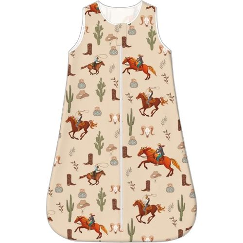 Baby Wearable Blanket Sleeping Bag, Sack, Unisex Baby Stuff, Western, 0-6M